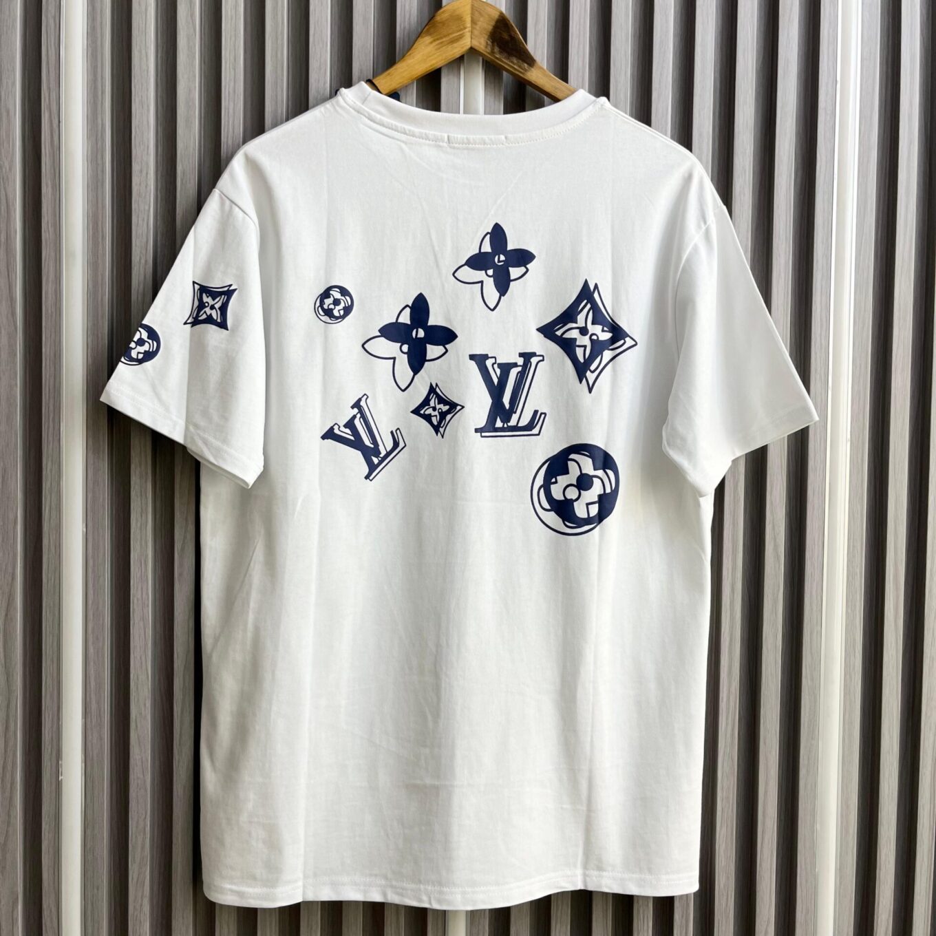 Louis Vuitton White Printed Oversized T-shirt For Women