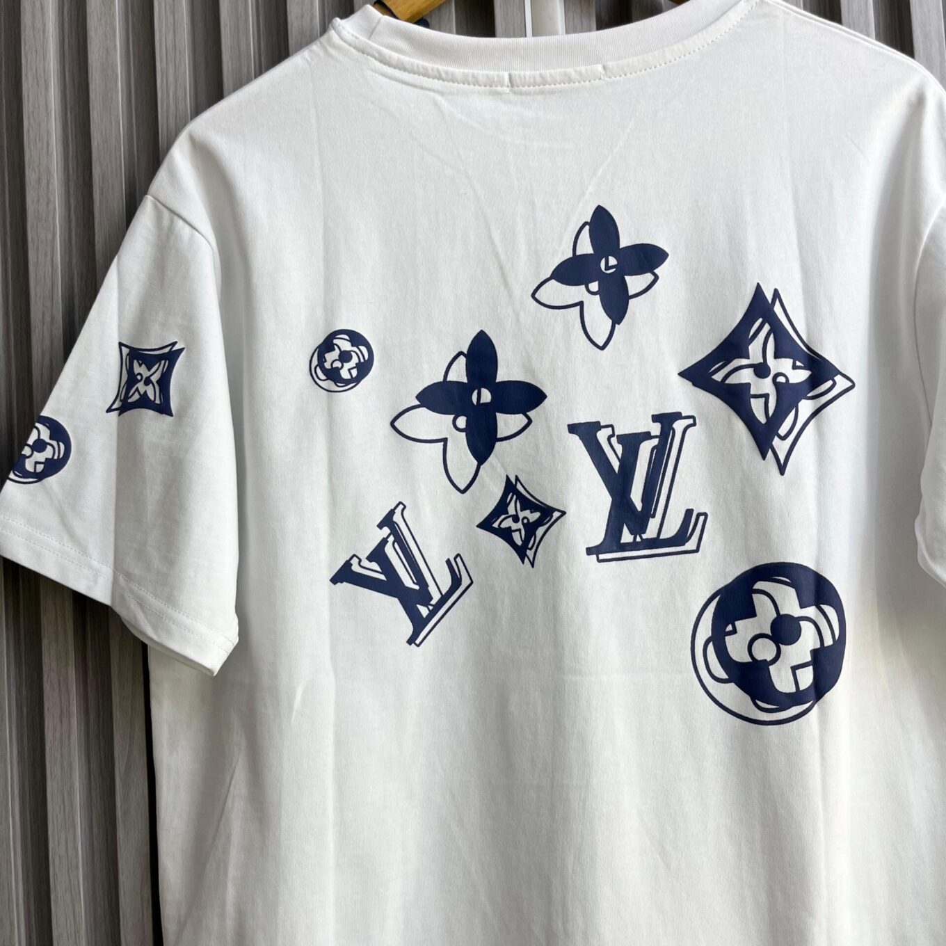 Louis Vuitton White Printed Oversized T-shirt For Women