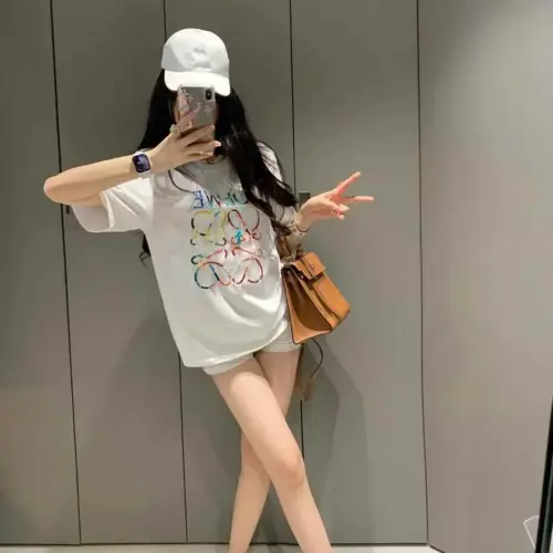 Loewe White Oversized T-shirt For Women