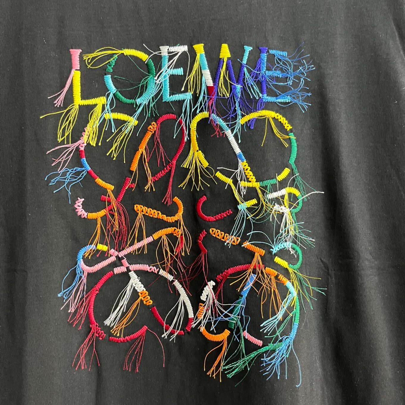 Loewe Black Oversized T-shirt For Women