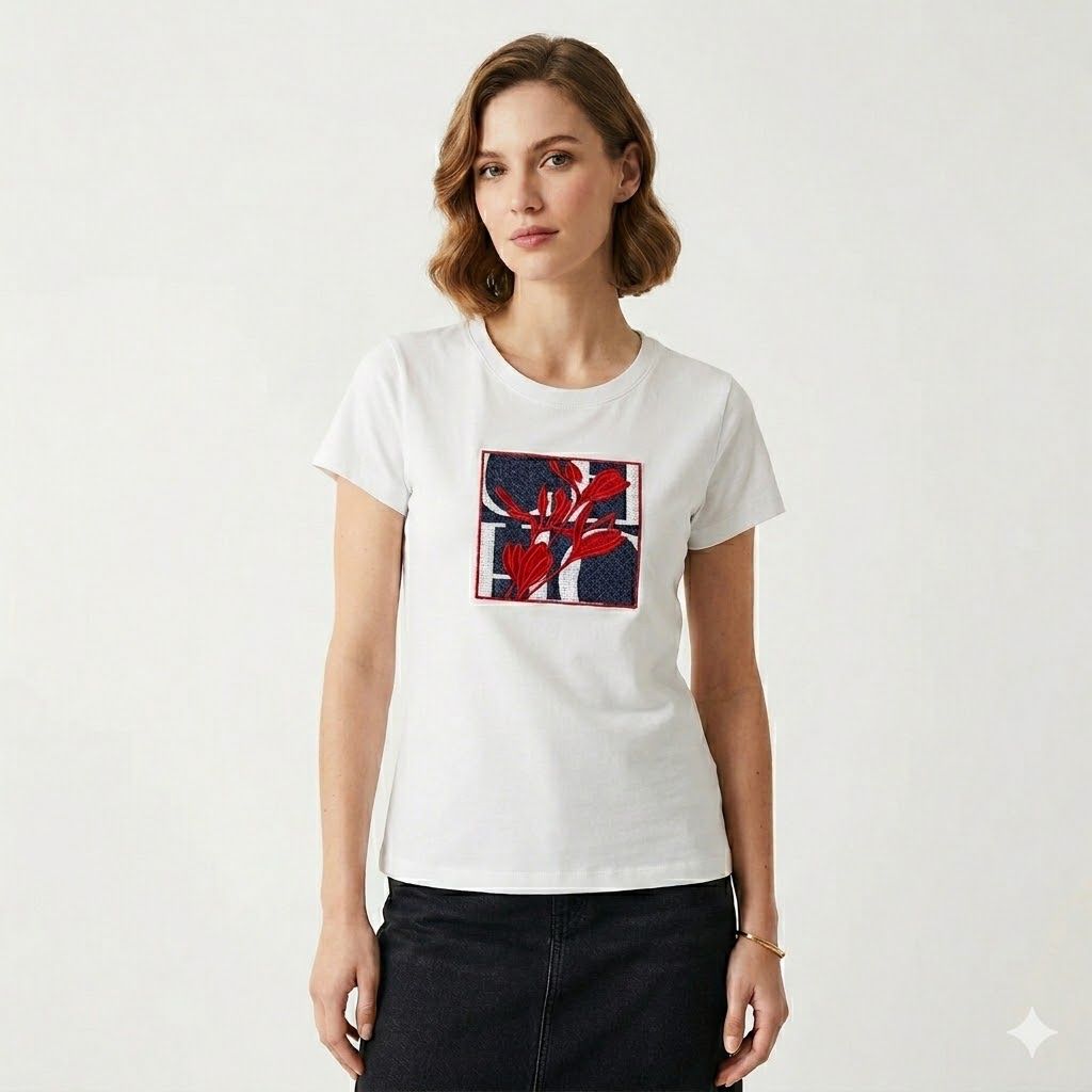 Carolina Herrera White Tshirt For Women