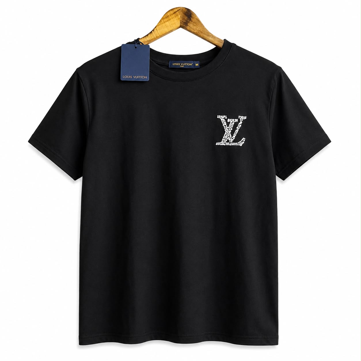 Louis Vuitton Mono Black Oversized T-shirt  For Women