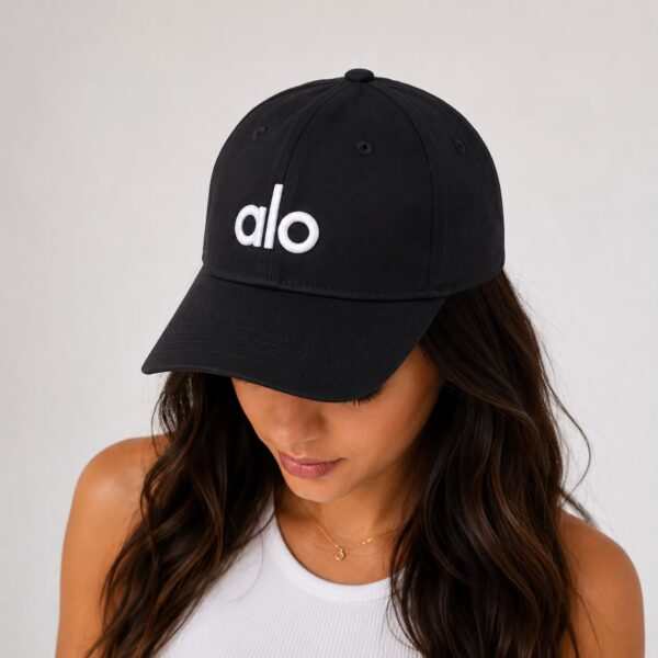 Alo Black Baseball Cap