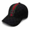 Gucci GG Stripe Black Baseball Cap