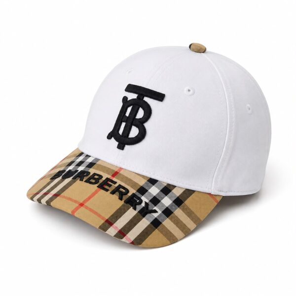 Burberry TB White Baseball Cap