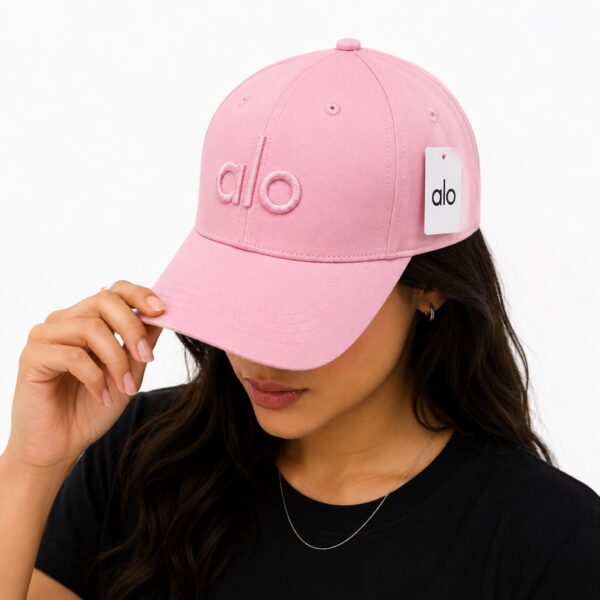 Alo Pink Baseball Cap