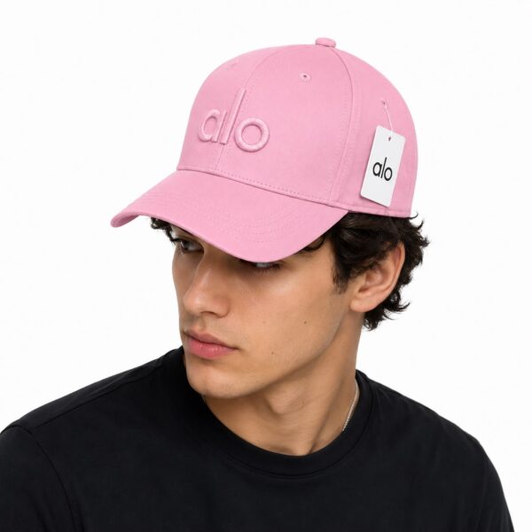 Alo Pink Baseball Cap