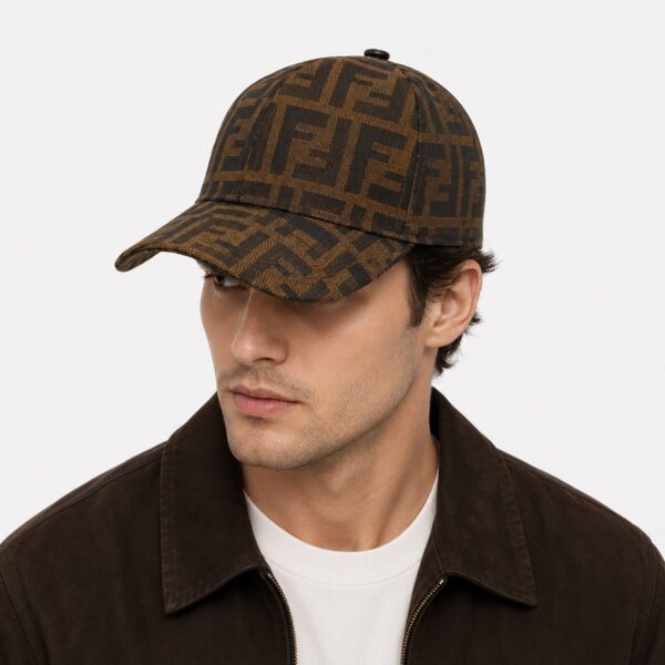 Fendi Coffee FF Baseball Cap