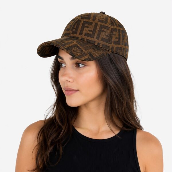 Fendi Coffee FF Baseball Cap