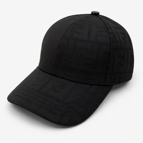 Fendi Black FF Baseball Cap