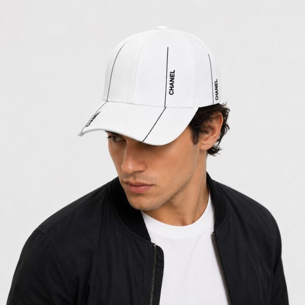 Chanel White Classic Baseball Cap