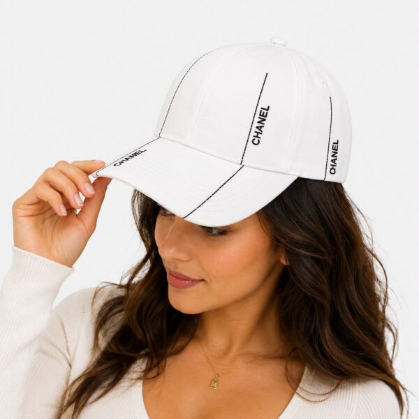 Chanel White Classic Baseball Cap