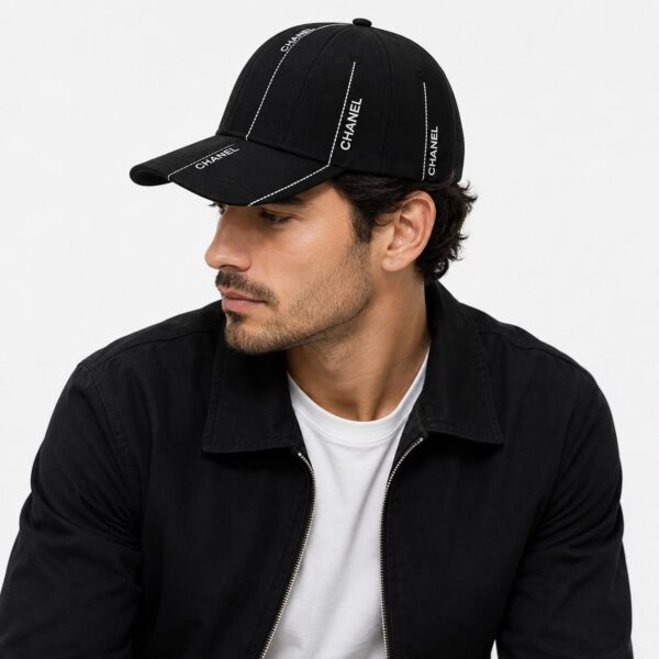Chanel Black Classic Baseball Cap