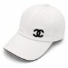 Chanel White Baseball Cap
