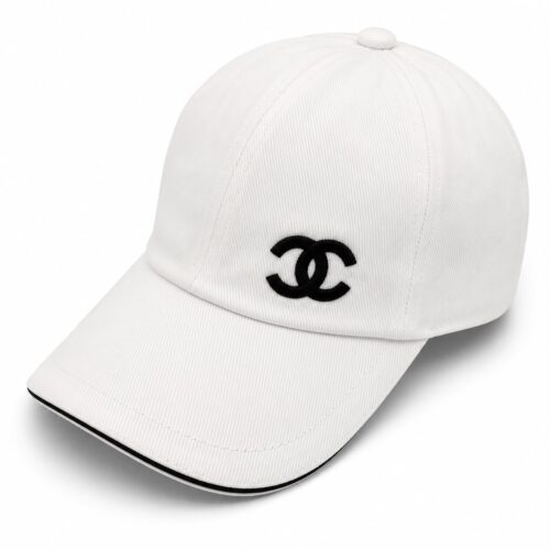 Chanel White Baseball Cap