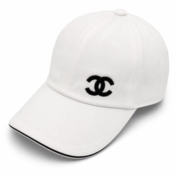 Chanel White Baseball Cap