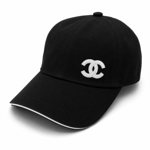 Chanel Black Baseball Cap