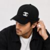 Chanel Black Baseball Cap