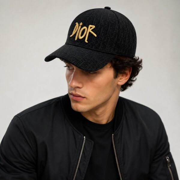 Christian Dior Black Baseball Cap