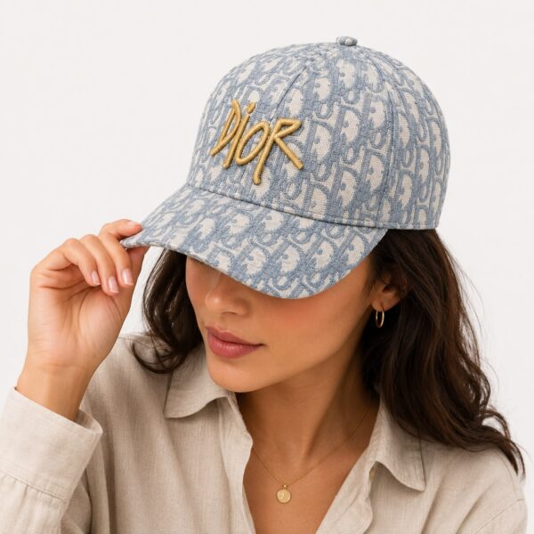 Christian Dior Grey Baseball Cap