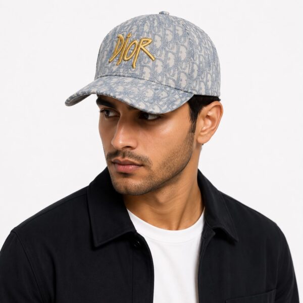 Christian Dior Grey Baseball Cap