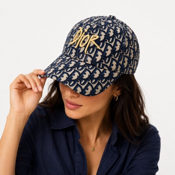 Christian Dior Blue Baseball Cap