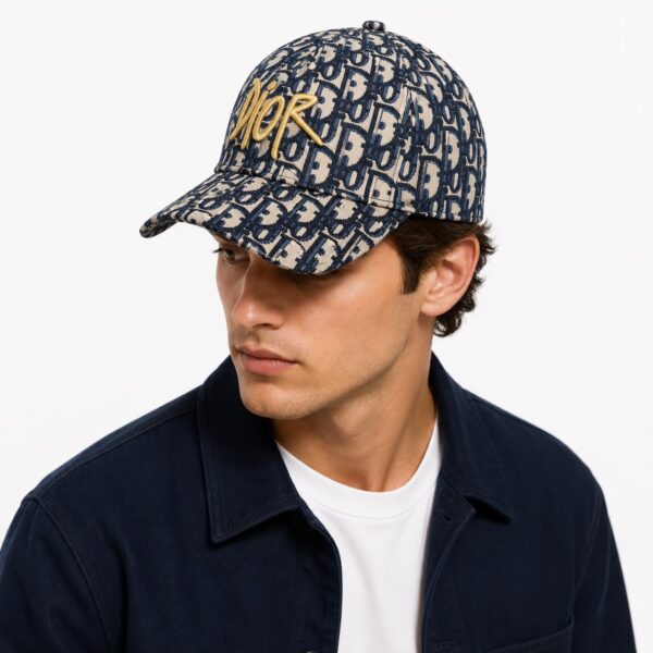 Christian Dior Blue Baseball Cap