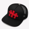 Chromeheart Cemetary Black Red Baseball Cap