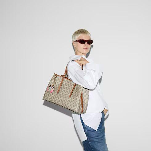 Gucci GG Emblem Tote (With Box)