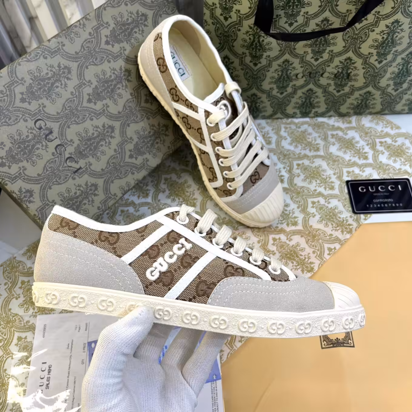WhatsApp Image 2025-07-22 at 9.46.21 PM Gucci GG Supreme Canvas Sneaker
