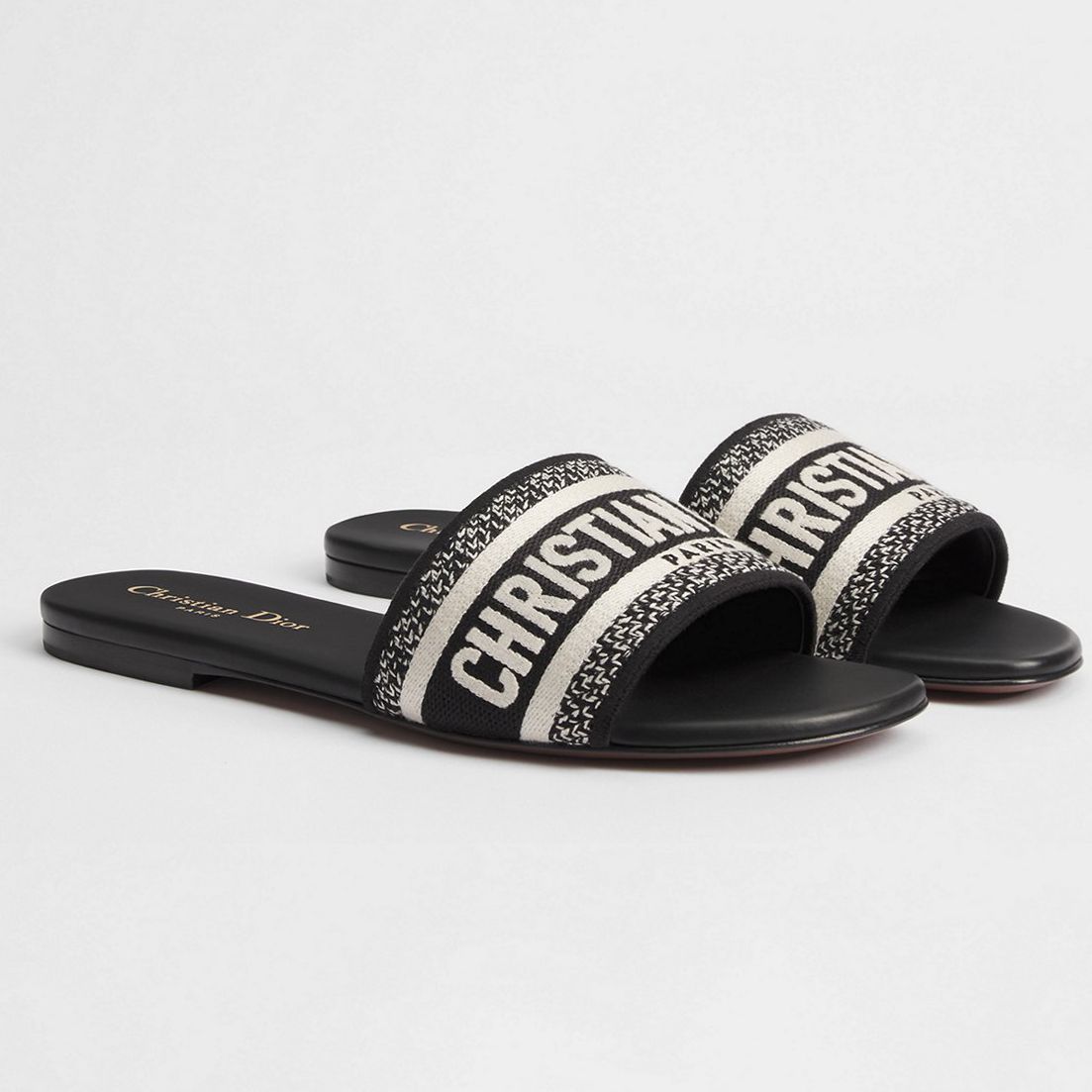 Christian Dior Black Slide
