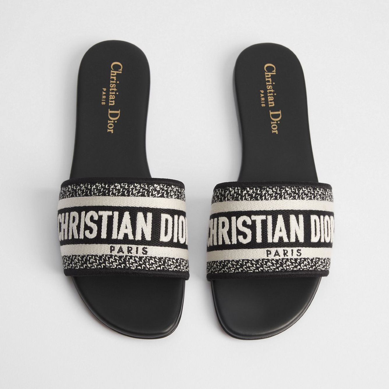 Christian Dior Black Slide