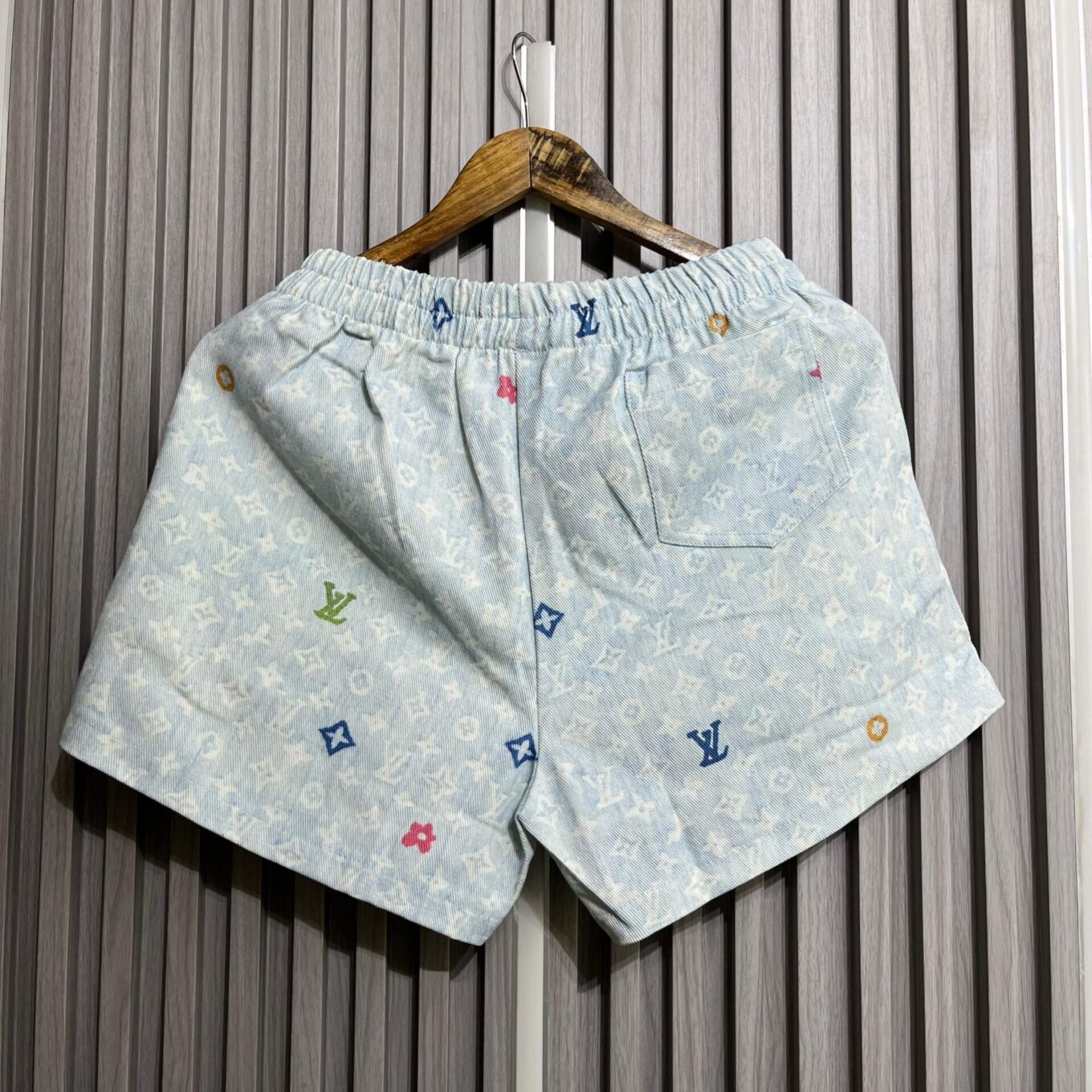 Louis Vuitton White and Blue denim Co-ord set For Women
