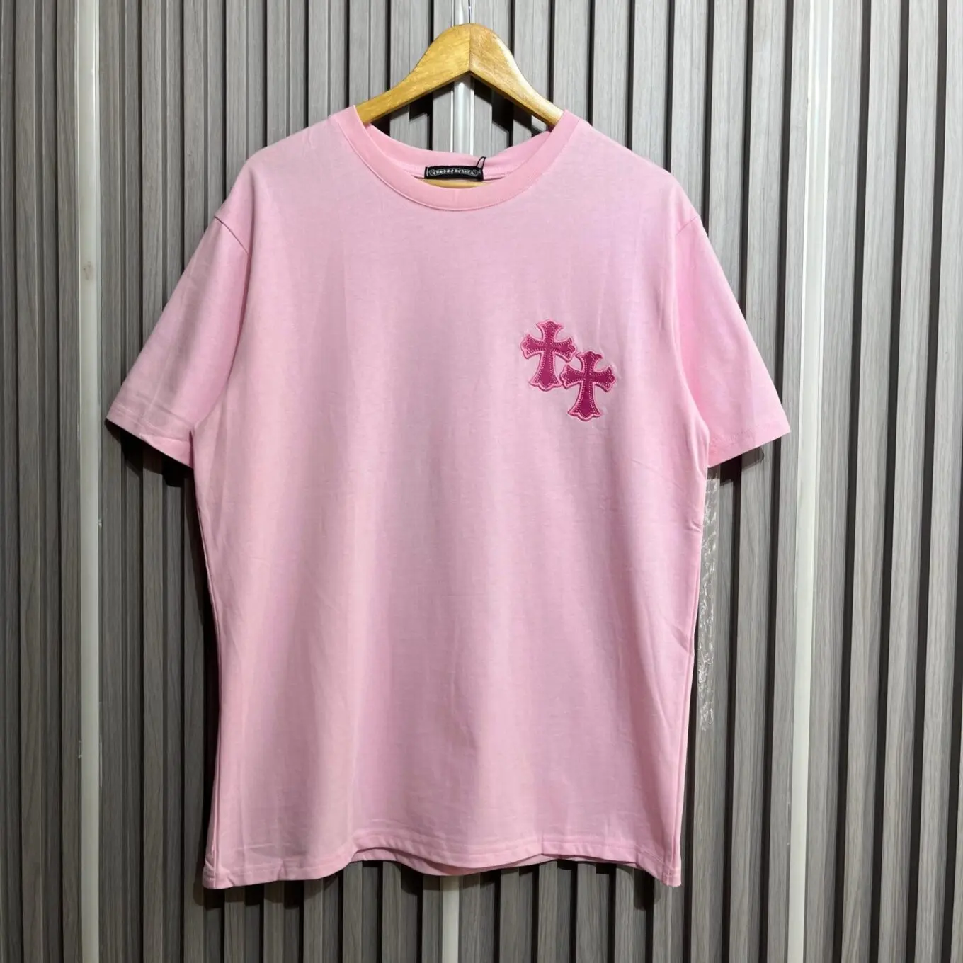 WhatsApp-Image-2025-08-06-at-5.47.12-PM Chrome Hearts-Inspired Pink Oversized T-Shirt for Women