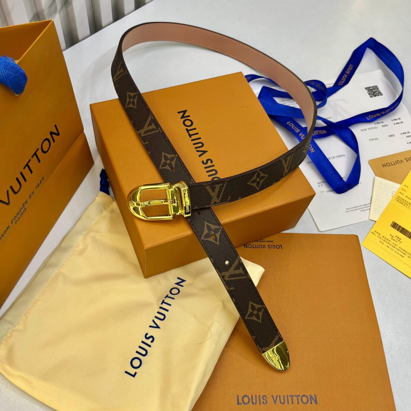 Louis Vuitton Classic Monogram Belt