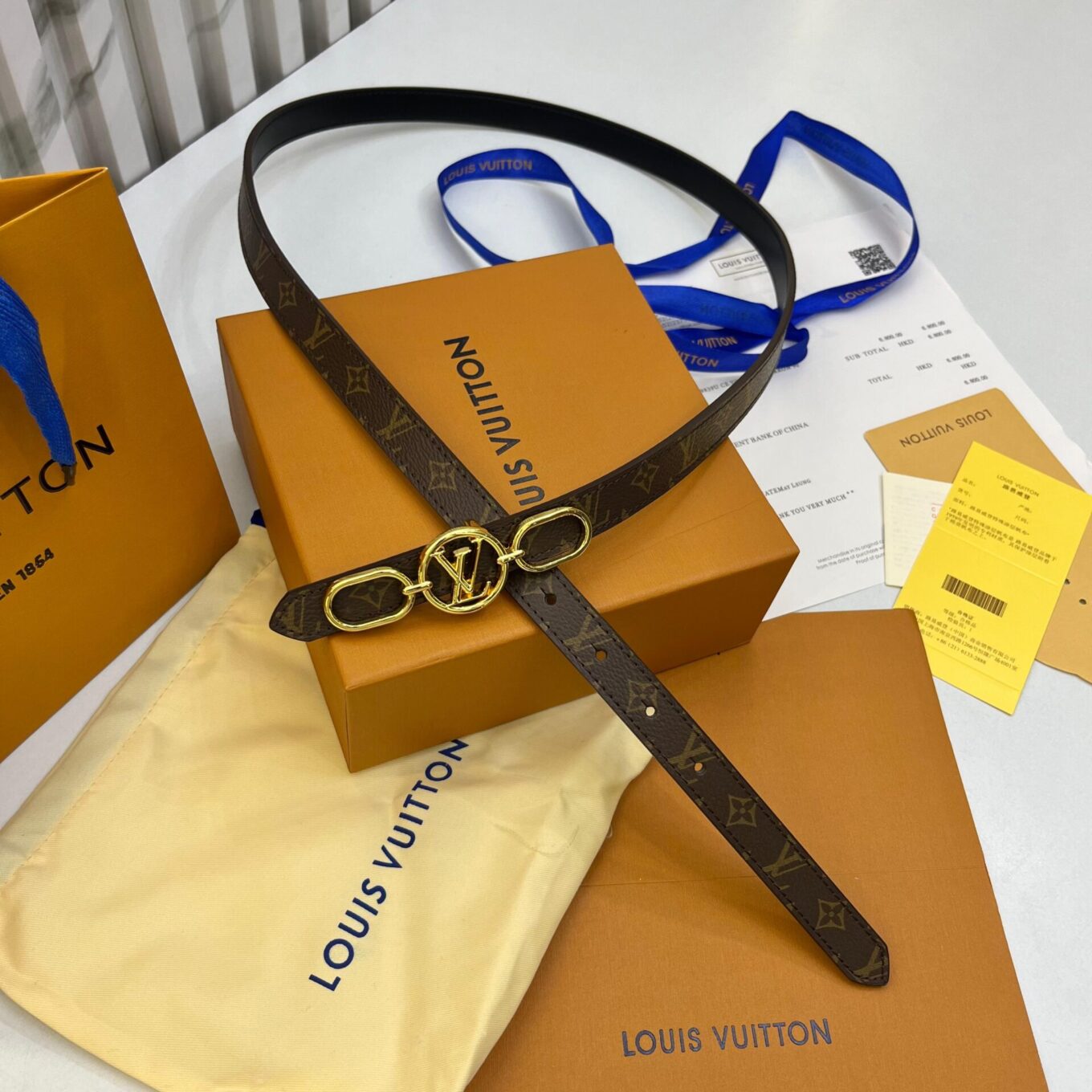 Louis Vuitton Monogram LV Circle Belt