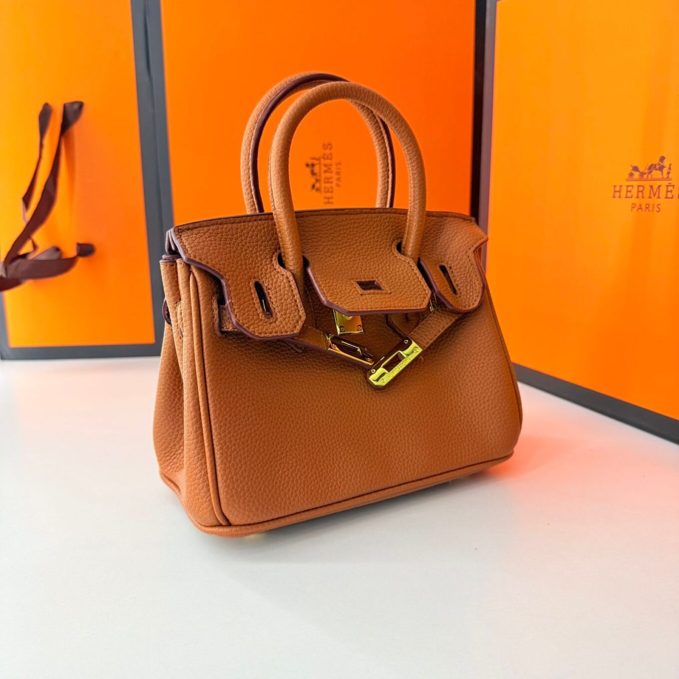 Hermes Birkin Brown Mini Handbag