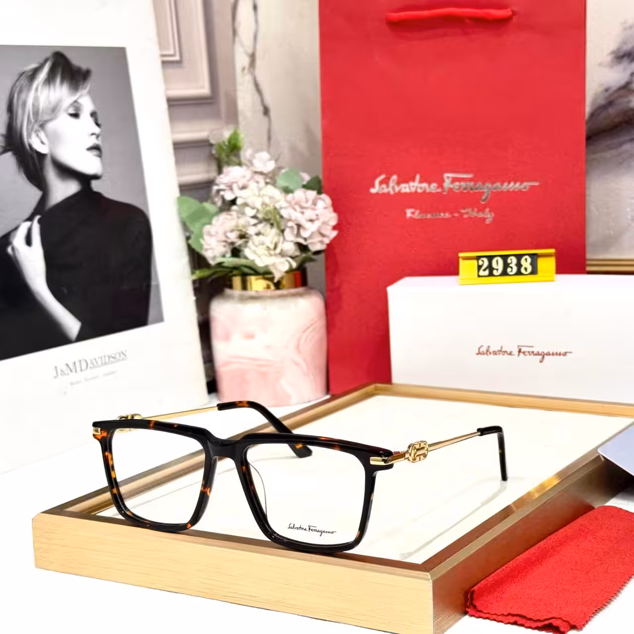 WhatsApp Image 2026-01-08 at 1.15.27 AM Salvatore Ferragamo Square unisex Eyeglassses