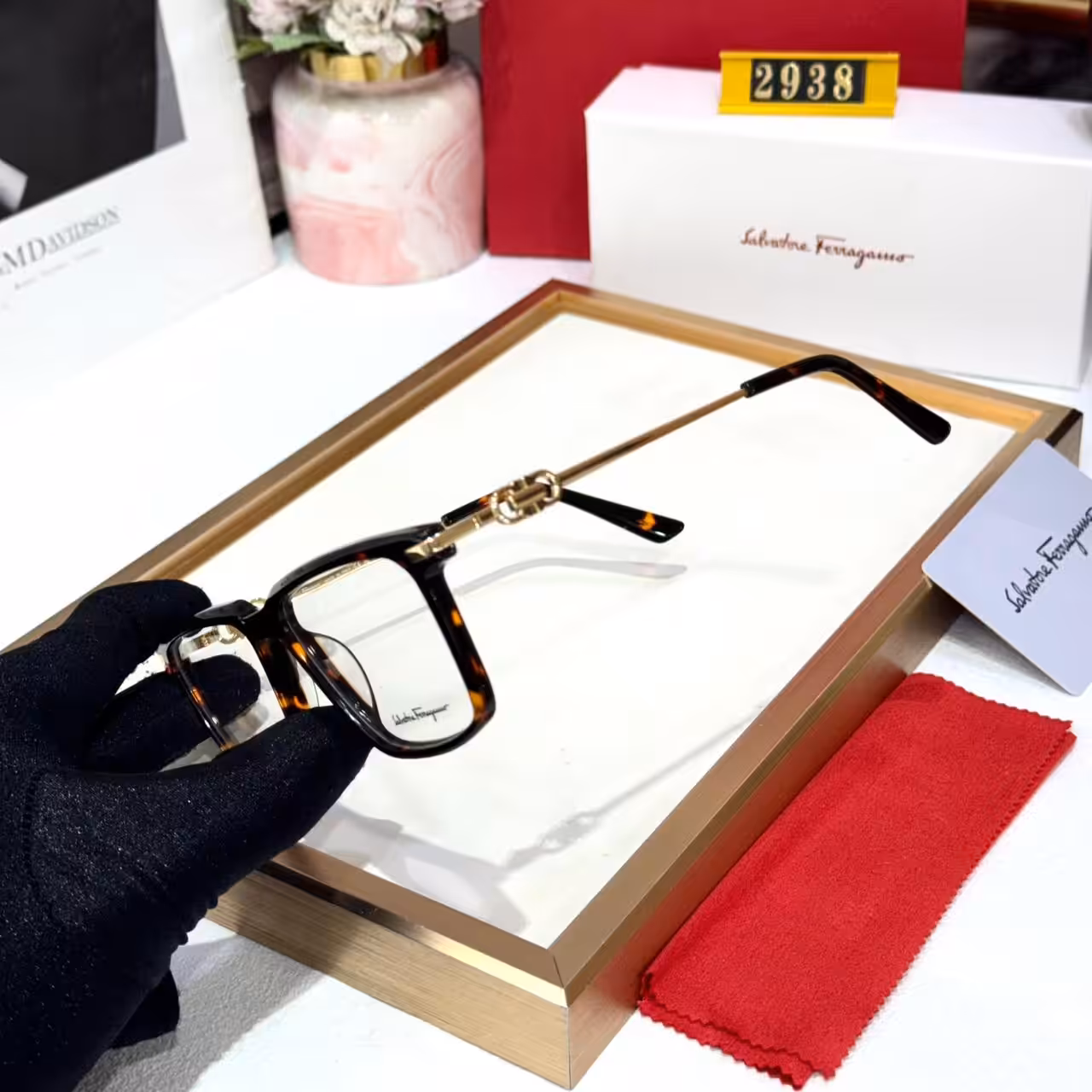 WhatsApp Image 2026-01-08 at 1.17.44 AM Salvatore Ferragamo Square unisex Eyeglassses