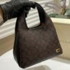 Coach Lana Coach Print Coffee Black Color Shoulder Bag (With Box)