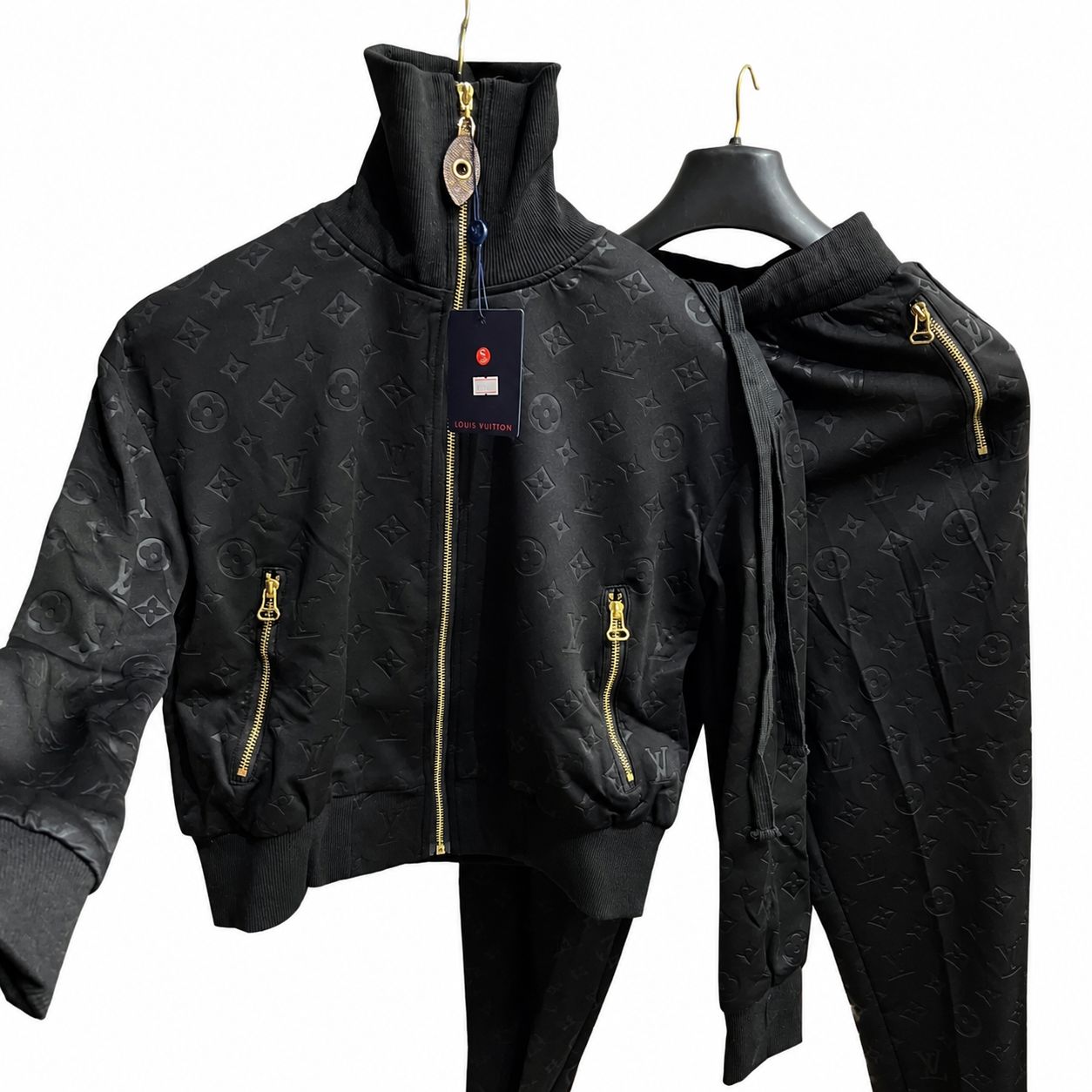 Louis Vuitton Black Monogram Tracksuit for Women