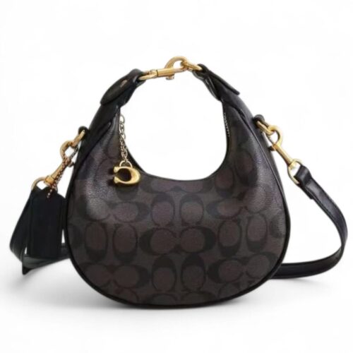 89eee697-5fe3-4294-a985-7dbf34bb3171 Coach Jonie Crossbody Sling Coffee black Bag (With Box)