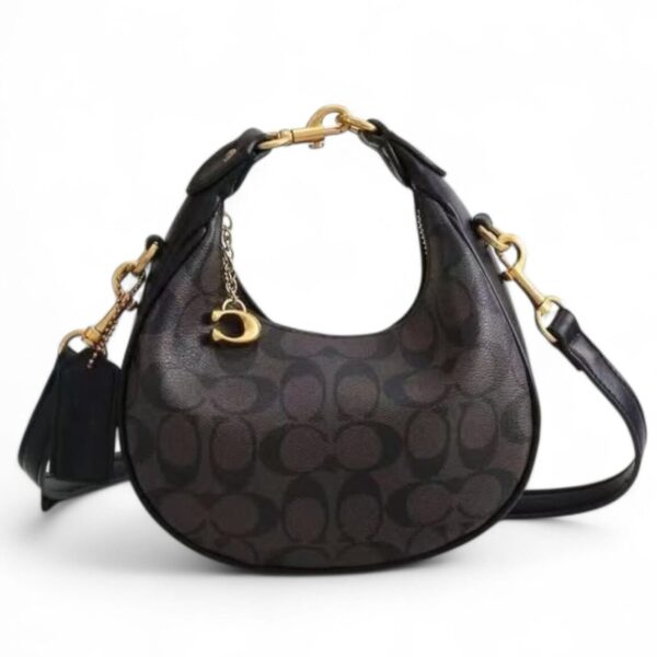 89eee697-5fe3-4294-a985-7dbf34bb3171 Coach Jonie Crossbody Sling Coffee black Bag (With Box)