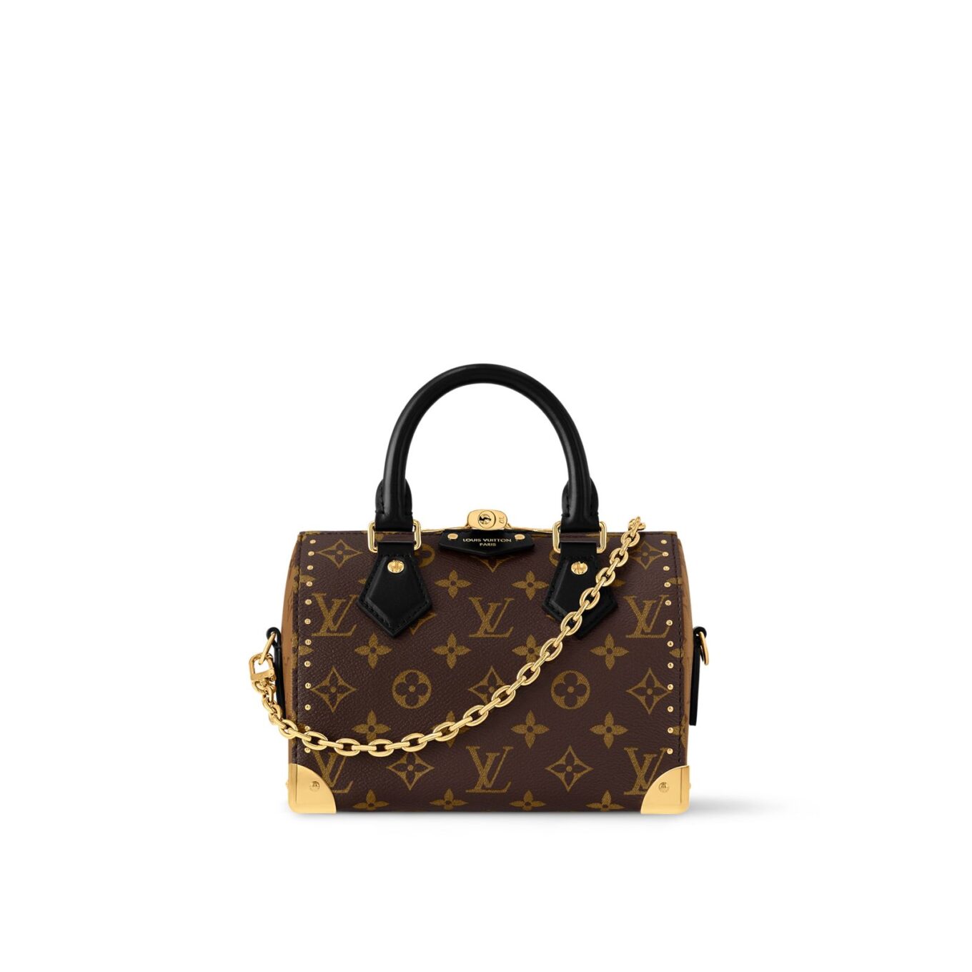 Louis Vuitton Speedy Trunk 20 Handbag (With Double Box Packaging)