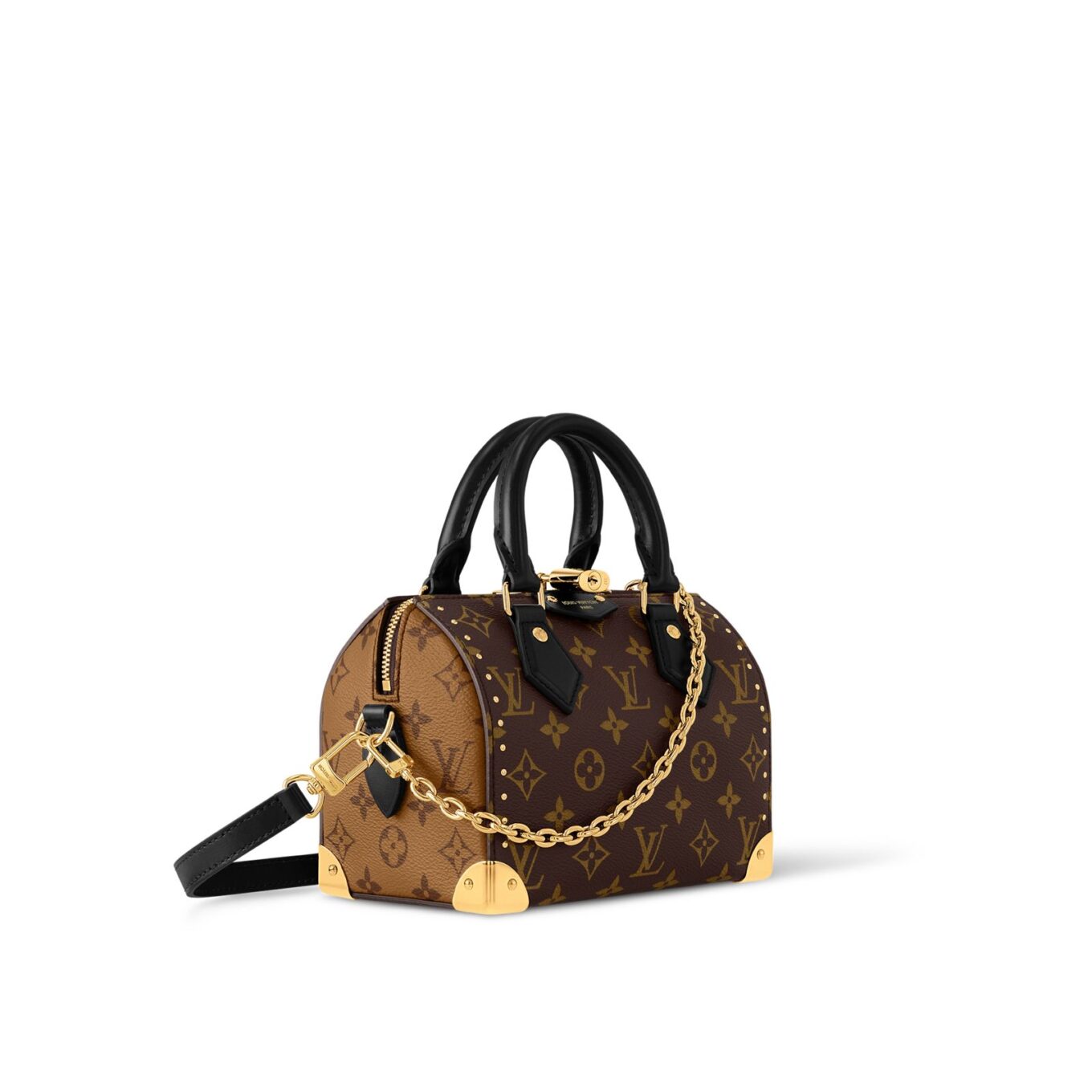 Louis Vuitton Speedy Trunk 20 Handbag (With Double Box Packaging)