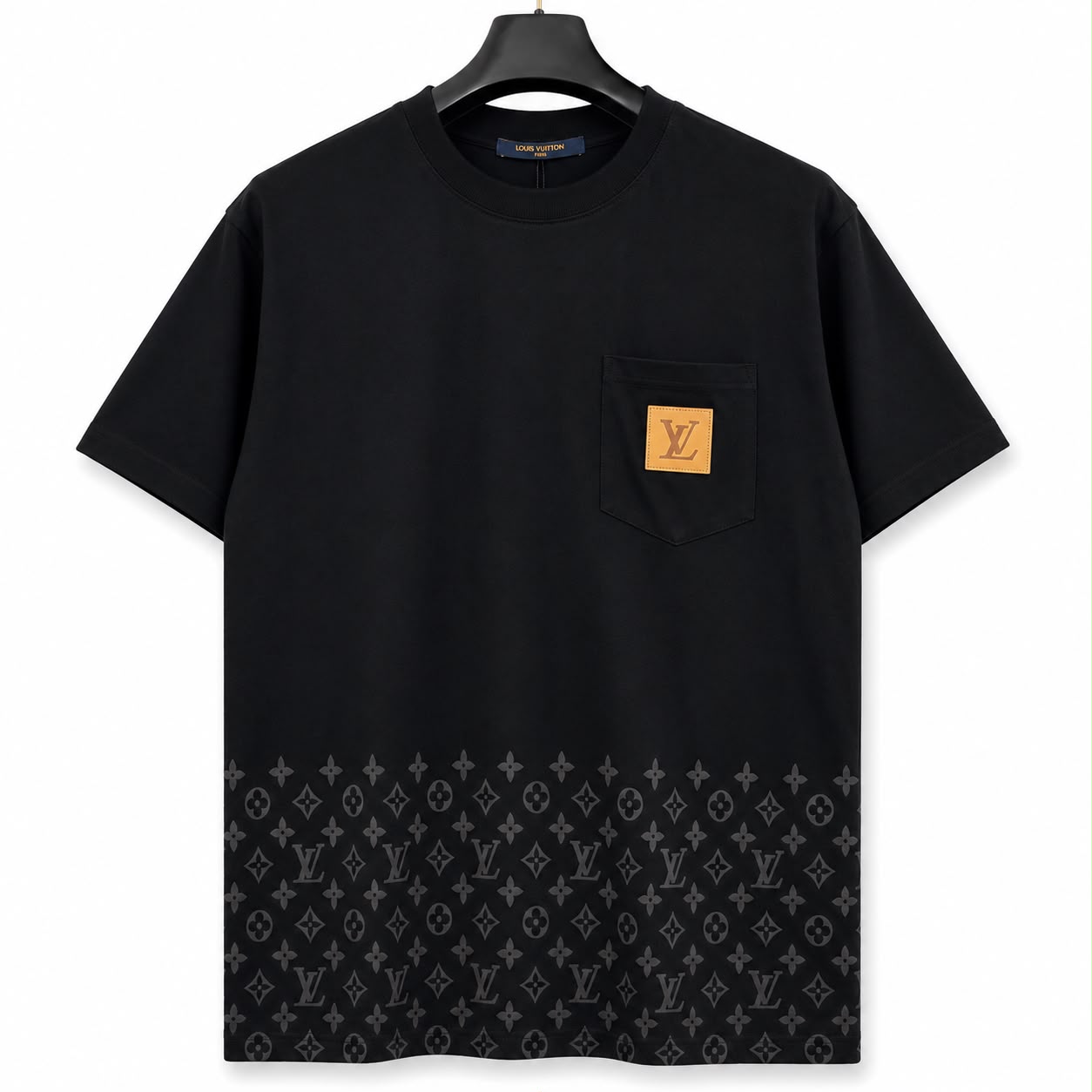 Louis Vuitton Black Monogram T-Shirt For Men