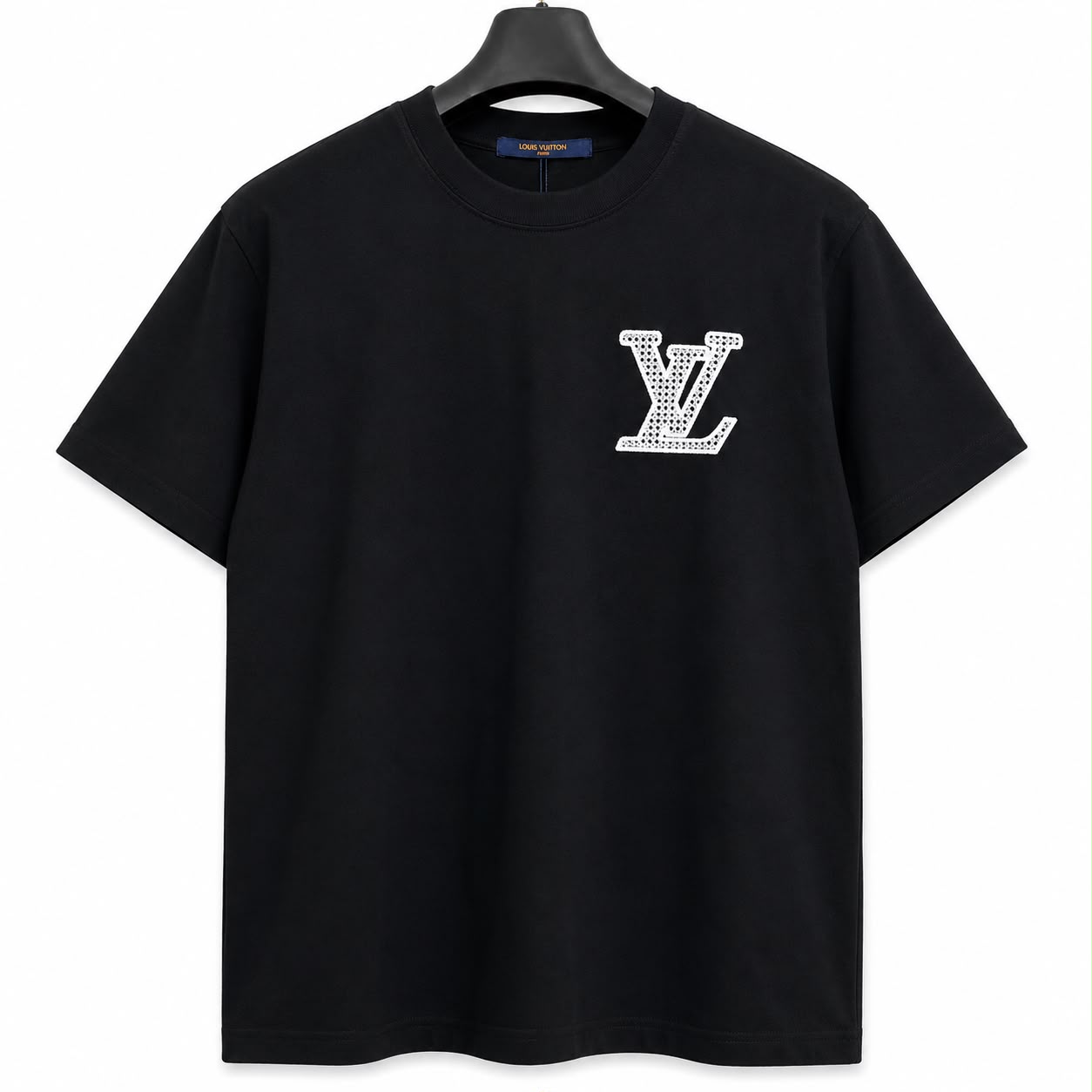 Louis Vuitton Classic Logo Black T-Shirt For Men
