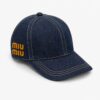 Miu Miu Blue Denim Baseball Cap