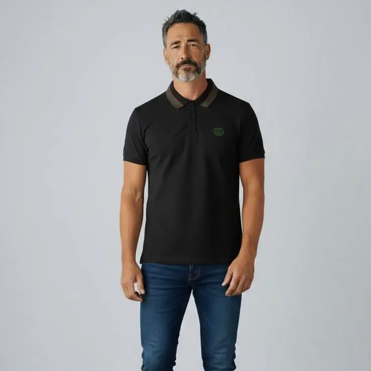 WhatsApp-Image-2025-10-10-at-5.00.42-PM Gucci GG Strip Collar Black Polo Tshirt