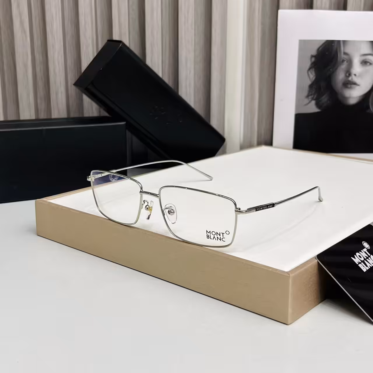 WhatsApp Image 2025-10-31 at 6.31.44 PM Montblanc Rectangular Silver Color Mens Premium Eyeglass